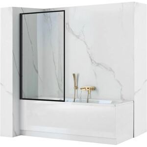 REA - Paroi de baignoire Lagos Fix noir 80 - Paroi de baignoire - Publicité REA - Paroi de baignoire Lagos Fix noir 80 - Paroi de baignoire - Publicité