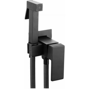 REA Fenix Black Bidet Tap - Square Ceramic Mixer Expendable Handle REA Fenix Black Bidet Tap - Square Ceramic Mixer Expendable Handle