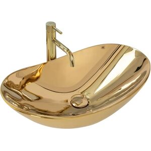 REA Royal Gold Countertop Washbasin - Pesuallas REA Royal Gold Countertop Washbasin - Pesuallas