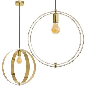 Toolight Gold Pendant Lamp - Elegant Adjustable E27 Fixture - Pendant Light Toolight Gold Pendant Lamp - Elegant Adjustable E27 Fixture - Pendant Light