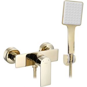 Rea Urban Gold Wall Mount Shower Faucet - Shower Type Rea Urban Gold Wall Mount Shower Faucet - Shower Type