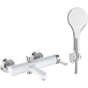 Rea Polo White Chrom Bathtub Faucet - Modern Design, Easy to Clean Rea Polo White Chrom Bathtub Faucet - Modern Design, Easy to Clean