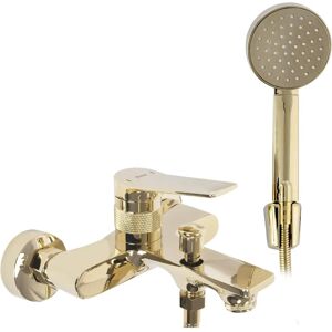 Rea Viral Gold Wall-Mounted Bathtub Faucet Rea Viral Gold Wall-Mounted Bathtub Faucet