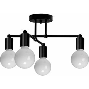 Toolight KATTO Riippuvalaisin - Metalli - E27 - Matta musta Toolight KATTO Riippuvalaisin - Metalli - E27 - Matta musta