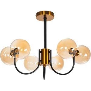 Toolight - Model APP1120-6CP Gold Suspension Pendant Lamp Toolight - Model APP1120-6CP Gold Suspension Pendant Lamp