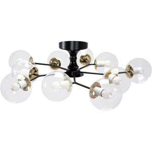 Lámpara de Techo Toolight - Lámpara de Techo Negra y Oro Lámpara de Techo Toolight - Lámpara de Techo Negra y Oro