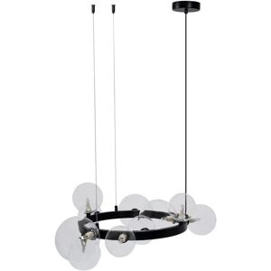 Lámpara de suspensión negra Toolight APP1159-10CP Lámpara de suspensión negra Toolight APP1159-10CP
