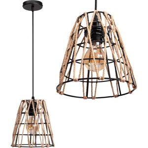 Toolight Pendant Lamp - E27, Brown/Black - Boho Series Toolight Pendant Lamp - E27, Brown/Black - Boho Series