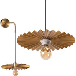 Toolight Old Gold Wall Lamp - E27, 60W, Adjustable Height Toolight Old Gold Wall Lamp - E27, 60W, Adjustable Height