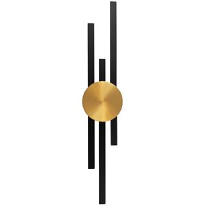 Toolight - APP1437-W - Black - Gold - Wall lamp Toolight - APP1437-W - Black - Gold - Wall lamp