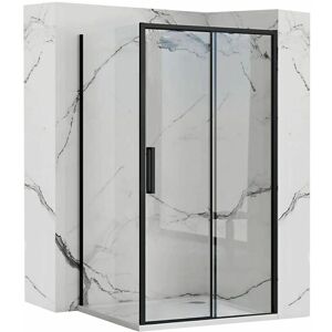 REA Rapid Slide Black 140x100 - Mampara de ducha REA Rapid Slide Black 140x100 - Mampara de ducha