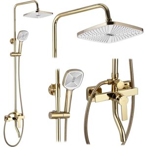 REA Argus Gold Shower Set - Brass & ABS - 144cm REA Argus Gold Shower Set - Brass & ABS - 144cm