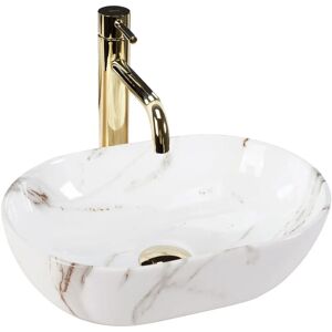 Rea Mini Aiax Shiny Stone-look Wall-Mounted Sink Rea Mini Aiax Shiny Stone-look Wall-Mounted Sink