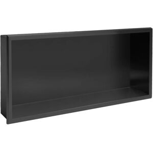 REA Półka łazienkowa ze stali nierdzewnej - Czarna 30x60 - Półka łazienkowa REA Półka łazienkowa ze stali nierdzewnej - Czarna 30x60 - Półka łazienkowa