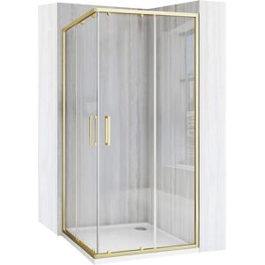 REA - Cabine de douche 90x90 or - Design élégant REA - Cabine de douche 90x90 or - Design élégant
