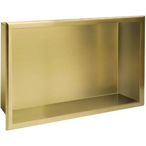 REA Stainless Steel Bathroom Shelf - 30x45cm - Brushed Gold REA Stainless Steel Bathroom Shelf - 30x45cm - Brushed Gold