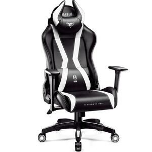 Diablo Chairs Diablo X-Horn 2.0 Ergonomiczny Fotel Gamingowy - Czarny i Biały Diablo Chairs Diablo X-Horn 2.0 Ergonomiczny Fotel Gamingowy - Czarny i Biały