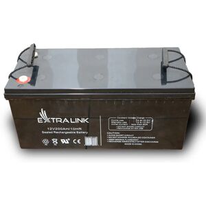Extralink 12V 200Ah AGM Batteri - Underhållsfri VRLA Extralink 12V 200Ah AGM Batteri - Underhållsfri VRLA