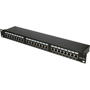 Extralink Ex.9823 Patchpanel 24 portar 1U - Rackmonterings Cat 5E STP Extralink Ex.9823 Patchpanel 24 portar 1U - Rackmonterings Cat 5E STP