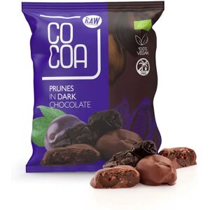 Cocoa Chocolat noir bio Prunes californiennes - Prunes sèches en chocolat - Publicité Cocoa Chocolat noir bio Prunes californiennes - Prunes sèches en chocolat - Publicité