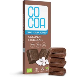 Chocolat bio à la noix de coco sans sucre - 40g - Publicité Chocolat bio à la noix de coco sans sucre - 40g - Publicité