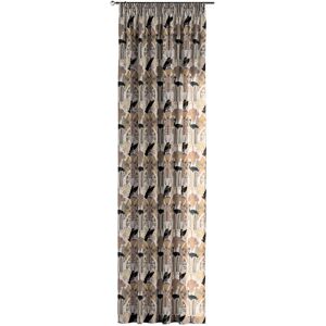 Dekoria Vorhang mit breitem Raffband - Beige-Braun - 130x100cm - Vorhang Dekoria Vorhang mit breitem Raffband - Beige-Braun - 130x100cm - Vorhang