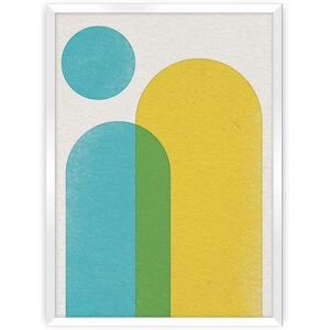 Dekoria - Abstract Shapes II - Gelb - 40x50 cm - Poster Dekoria - Abstract Shapes II - Gelb - 40x50 cm - Poster