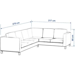 Dekoria - Karlanda - grau - 217 x 275 x 66 cm - Sofabezug Dekoria - Karlanda - grau - 217 x 275 x 66 cm - Sofabezug