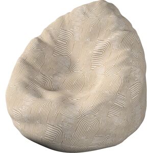 Dekoria - Worek do siedzenia Ø80 x 115 cm - beige - bean bag chair Dekoria - Worek do siedzenia Ø80 x 115 cm - beige - bean bag chair