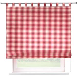 Dekoria Verona Römische Jalousien - Rot und Weiß Karo - 50x60 cm Dekoria Verona Römische Jalousien - Rot und Weiß Karo - 50x60 cm