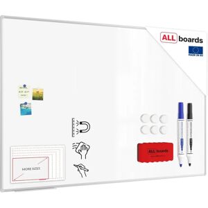 Tableau blanc magnétique ALLboards 180x120cm - PREMIUM EXPO - Durable et Facile à Nettoyer - Publicité Tableau blanc magnétique ALLboards 180x120cm - PREMIUM EXPO - Durable et Facile à Nettoyer - Publicité