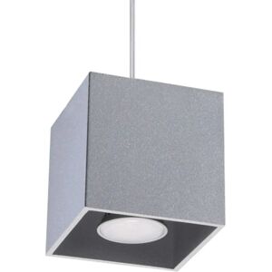 Sollux Quad 1 Modern Gray Hanging Lamp - Hanging Light Sollux Quad 1 Modern Gray Hanging Lamp - Hanging Light