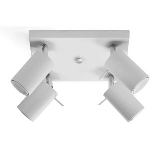 Sollux Lighting Sollux RING - 4 Light Spotlight Cluster White - Ceiling Light Sollux Lighting Sollux RING - 4 Light Spotlight Cluster White - Ceiling Light