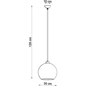 Sollux Lighting Sollux BALL - 1 Light Glass Dome Ceiling Pendant Green - Pendant Lamp Sollux Lighting Sollux BALL - 1 Light Glass Dome Ceiling Pendant Green - Pendant Lamp