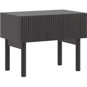 Selsey Nolie Table de nuit - 50cm, Noir, Minimalisme scandinave - Publicité Selsey Nolie Table de nuit - 50cm, Noir, Minimalisme scandinave - Publicité
