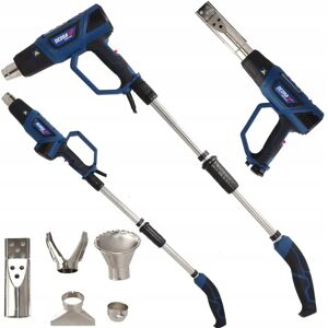 Dedra 2000W Pistolet do gorącego powietrza - Wielofunkcyjny z 3 ustawieniami temperatury Dedra 2000W Pistolet do gorącego powietrza - Wielofunkcyjny z 3 ustawieniami temperatury