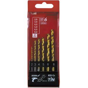 Dedra WITS06 Bohrereinsatz-Set - Metall Dedra WITS06 Bohrereinsatz-Set - Metall