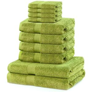 DecoKing Cotton Towel Set - 10 Pieces, Green, 525 g/m² - Towel Set DecoKing Cotton Towel Set - 10 Pieces, Green, 525 g/m² - Towel Set