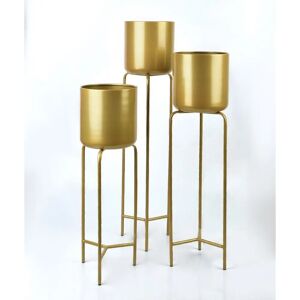 MONDEX - Shauna - Gold - 19x19x77 cm - Stojaki na rośliny MONDEX - Shauna - Gold - 19x19x77 cm - Stojaki na rośliny