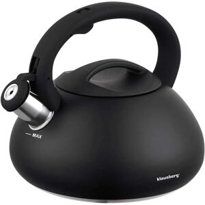 Bouilloire en acier inoxydable Klausberg KB-7368 2,7L - Compatible induction - Publicité Bouilloire en acier inoxydable Klausberg KB-7368 2,7L - Compatible induction - Publicité