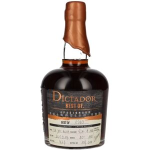 Rhum Colombien Dictador 37Años - Édition Limitée - Best Of 1980 - Publicité Rhum Colombien Dictador 37Años - Édition Limitée - Best Of 1980 - Publicité