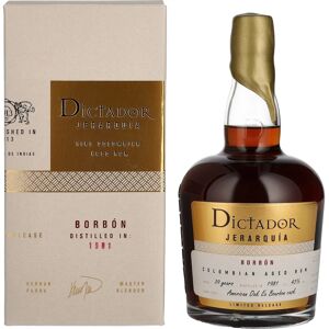 Dictador Model 1981 - Rijke Rum - 39 Jaar Dictador Model 1981 - Rijke Rum - 39 Jaar