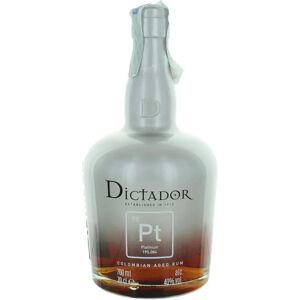 Rhum Colombien Dictador Platinum - Vanille, Caramel & Café - 0,7L - Publicité Rhum Colombien Dictador Platinum - Vanille, Caramel & Café - 0,7L - Publicité