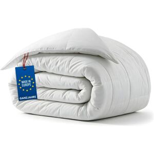 AmazingGirl Mikroflanelowa Kołdra na wszystkie sezony - Biała - Rozmiar Queen AmazingGirl Mikroflanelowa Kołdra na wszystkie sezony - Biała - Rozmiar Queen