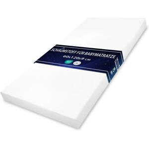 Amazinggirl Matelas en mousse pour bébé 120x60x9cm - Berceau - Publicité Amazinggirl Matelas en mousse pour bébé 120x60x9cm - Berceau - Publicité