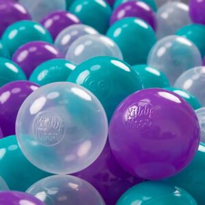 KIDDYMOON 300 Plastikowe Kulki - Kolorowe, Bezpieczne, 7cm KIDDYMOON 300 Plastikowe Kulki - Kolorowe, Bezpieczne, 7cm