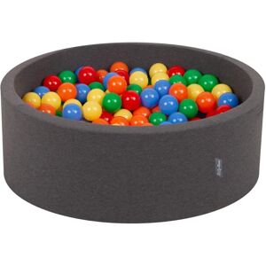 KiddyMoon 90x30cm/200 Balles - Piscine de Mousse pour Bébé, Gris Foncé - Publicité KiddyMoon 90x30cm/200 Balles - Piscine de Mousse pour Bébé, Gris Foncé - Publicité