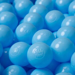 Ballons en plastique Kiddymoon - 6cm, 100-1200 unités, Bleu - Publicité Ballons en plastique Kiddymoon - 6cm, 100-1200 unités, Bleu - Publicité