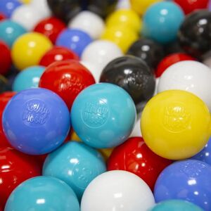 Kiddymoon 300 ∅ 6Cm Kolorowe Plastikowe Kulki do Basenu - Certyfikat Kiddymoon 300 ∅ 6Cm Kolorowe Plastikowe Kulki do Basenu - Certyfikat