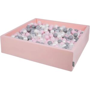 Piscine de Balles Carrée Grande 120x30cm - 300 Balles Colorées - Jeu Sensoriel - Publicité Piscine de Balles Carrée Grande 120x30cm - 300 Balles Colorées - Jeu Sensoriel - Publicité